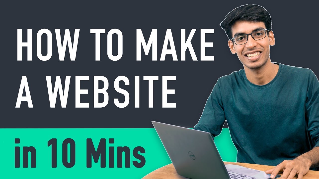 How to Make a Website in 10 mins - Simple & Easy