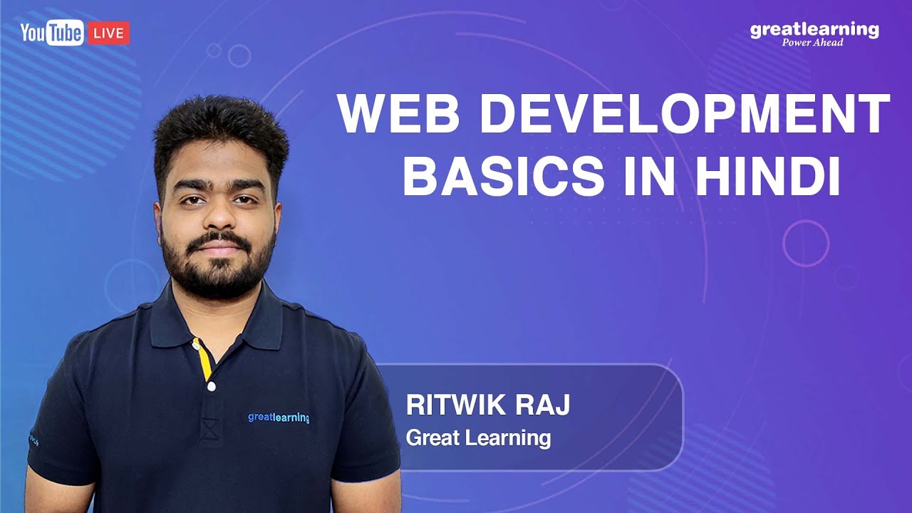 Web Development Basics in Hindi | How to become a web developer | Great Learning