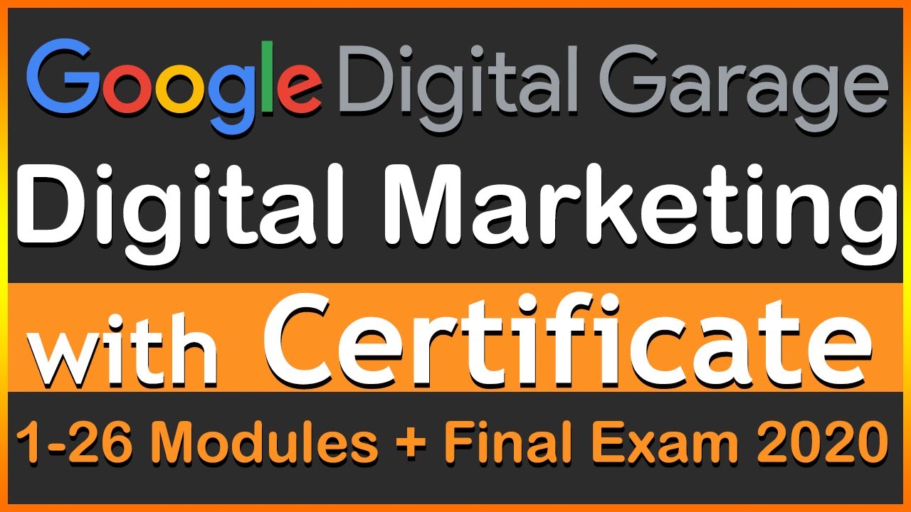 FULL COURSE | FUNDAMENTALS OF DIGITAL MARKETING | Digital Garage | with Certification | Alpha Gyan
