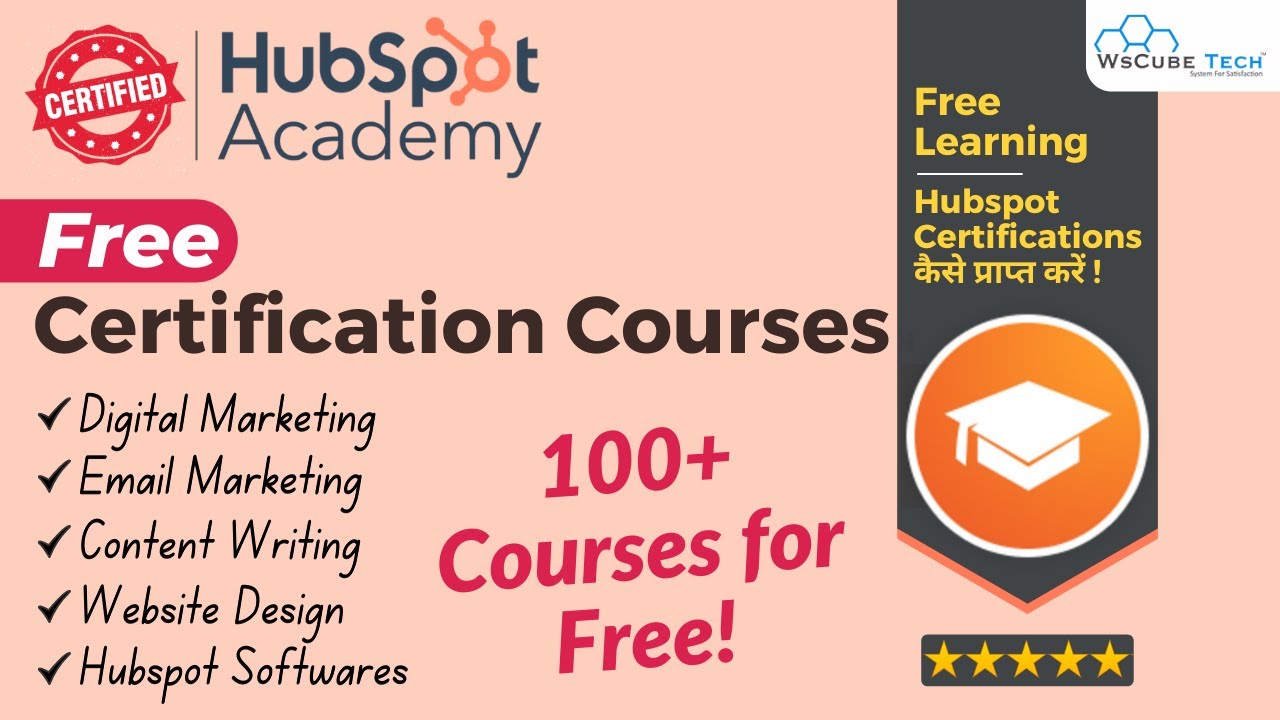 Free Certificate: Hubspot Certifications for Digital Marketing - Hubspot Academy