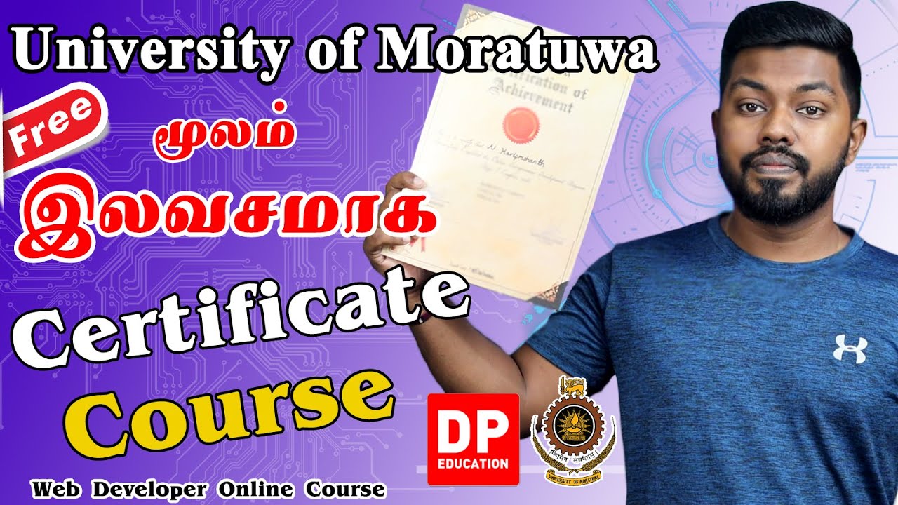 Free Online Full Stack Web Developer Online Course by University of Moratuwa Tamil Travel Tech Hari