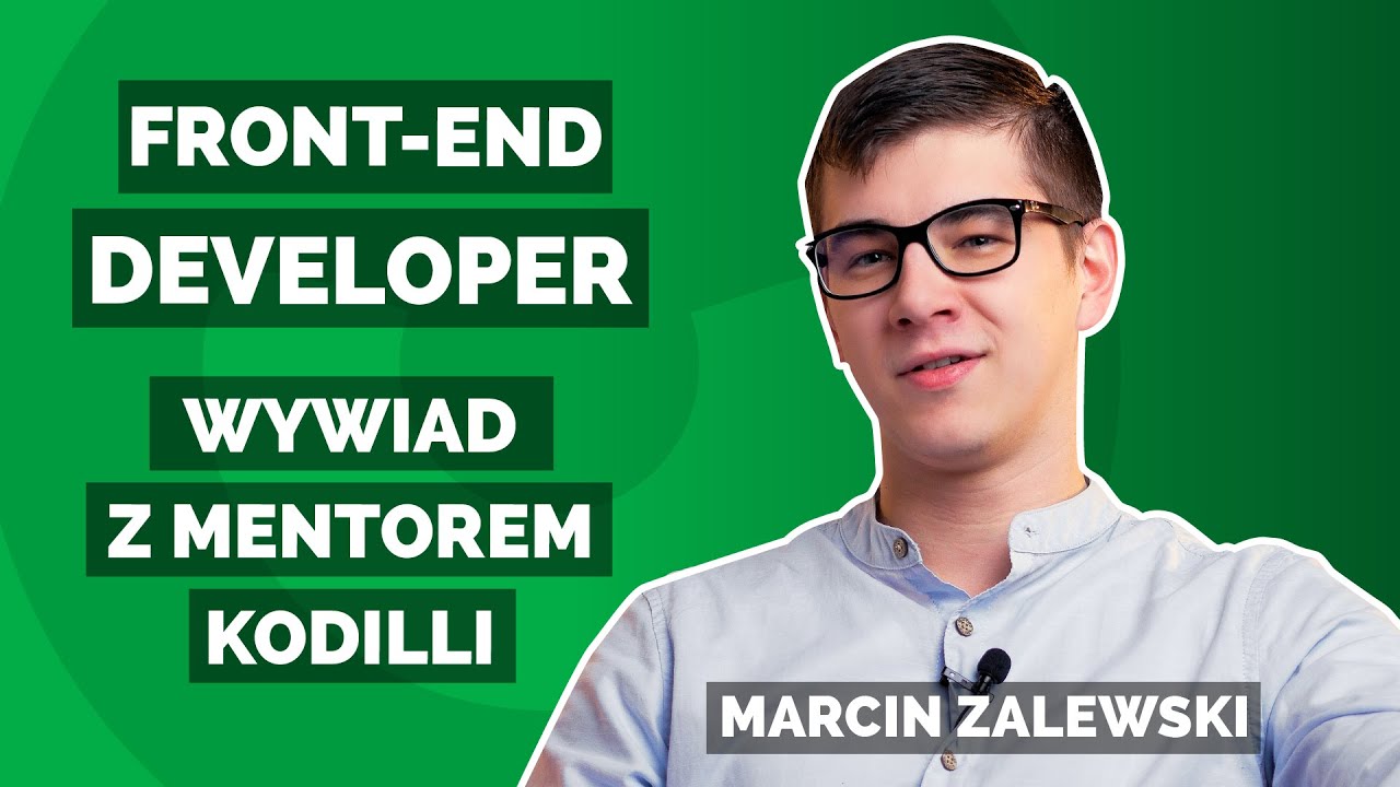 Front end developer: Jak zacząć? - Wywiad z mentorem Marcinem Zalewskim 🧑‍💻
