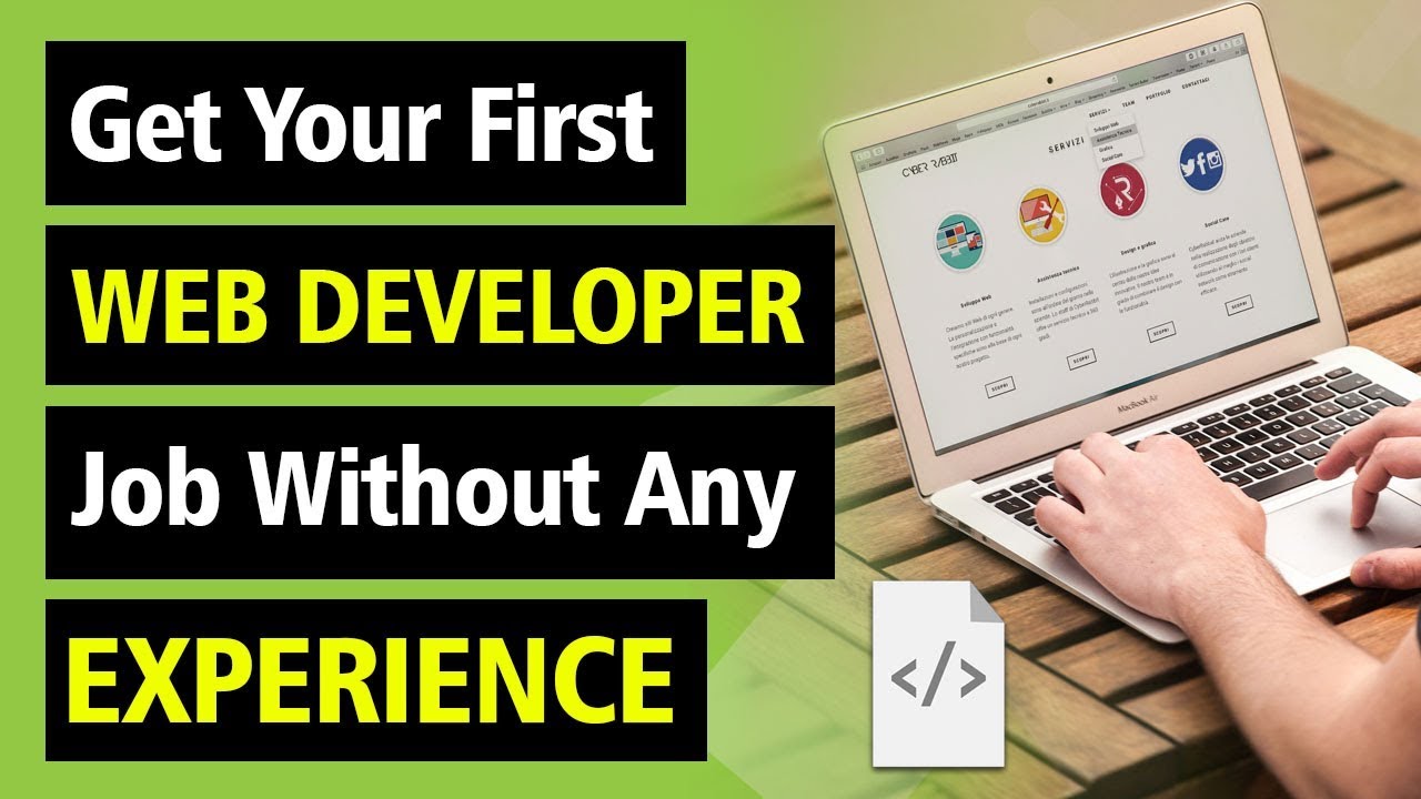 How to Get  Job in Web Development With No Experience (Hindi) | Half Click Search