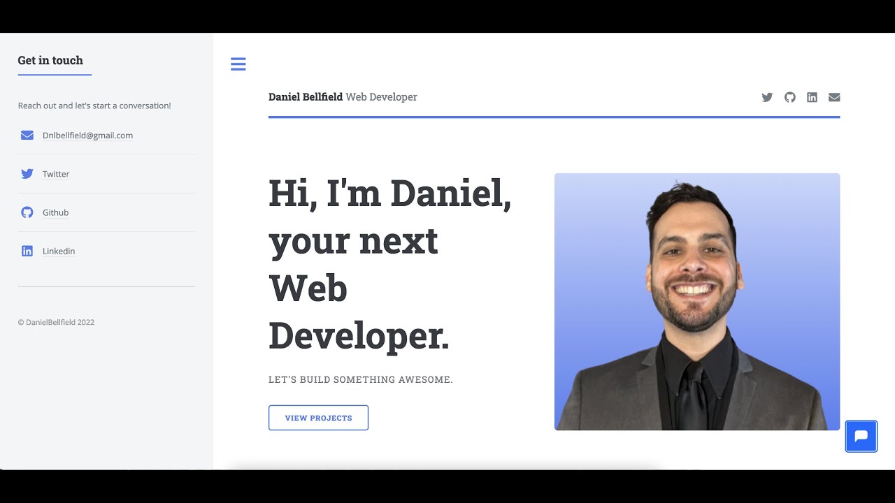 New Web Developer Portfolio Review | April 2022