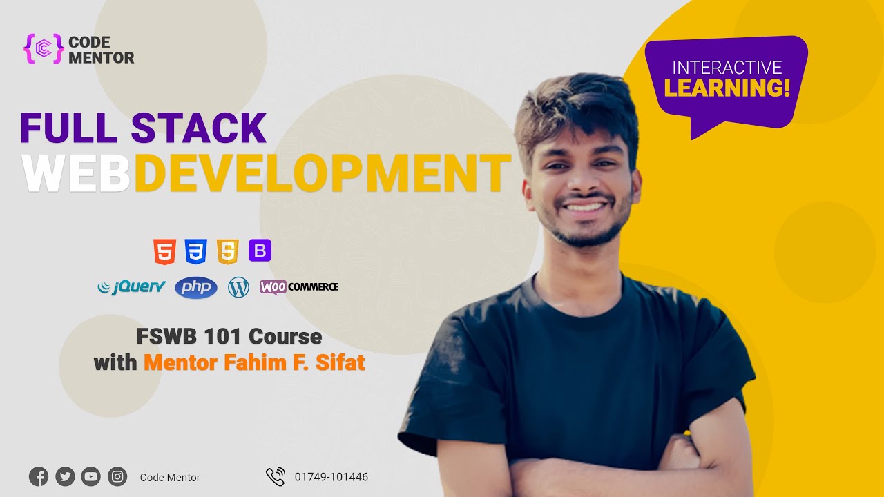 #04 Block & Inline Block | Full stack web development course Bangla Tutorial |  Sifat | Code Mentor