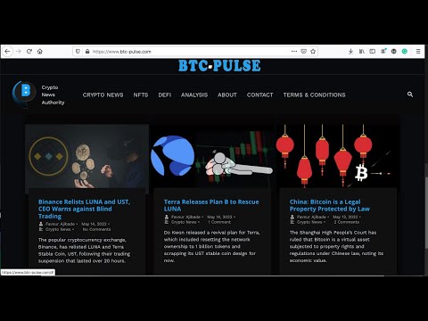 How I made a Crypto News Website with Wordpress | Web Development   NFT