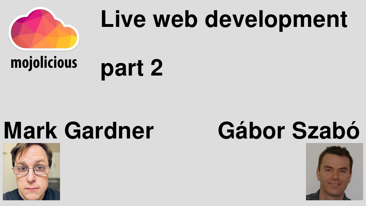 Live web development with Mojolicious - part 2
