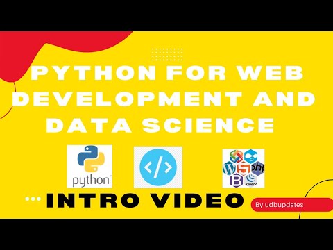Python for Web development and Data science | Complete Series | Intro video