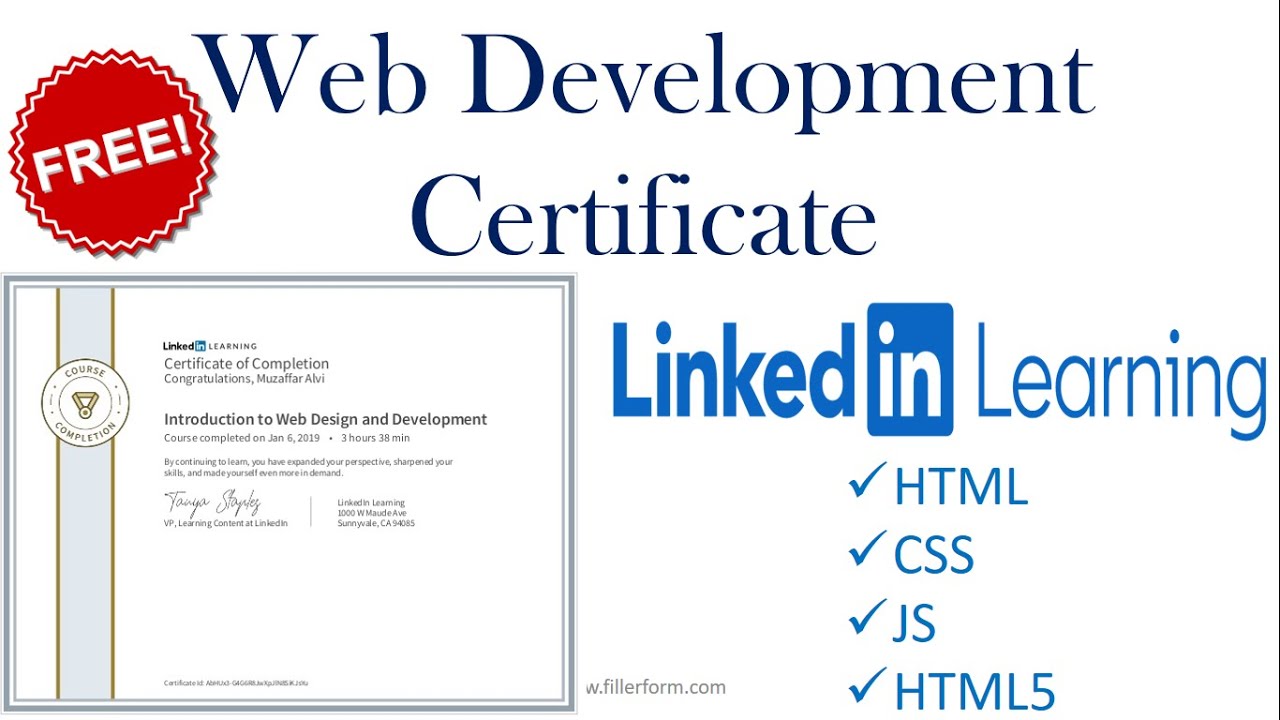 Web development Free Courses Online With Certificates | Web development Courses #Webdevelopment