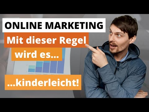 Online Marketing – Mit dieser Regel wird es kinderleicht