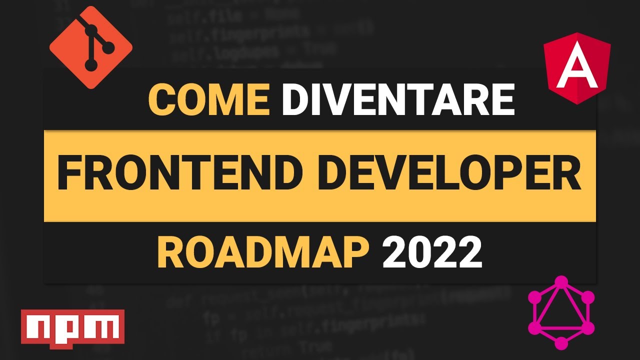 Come diventare FRONTEND Developer nel 2022