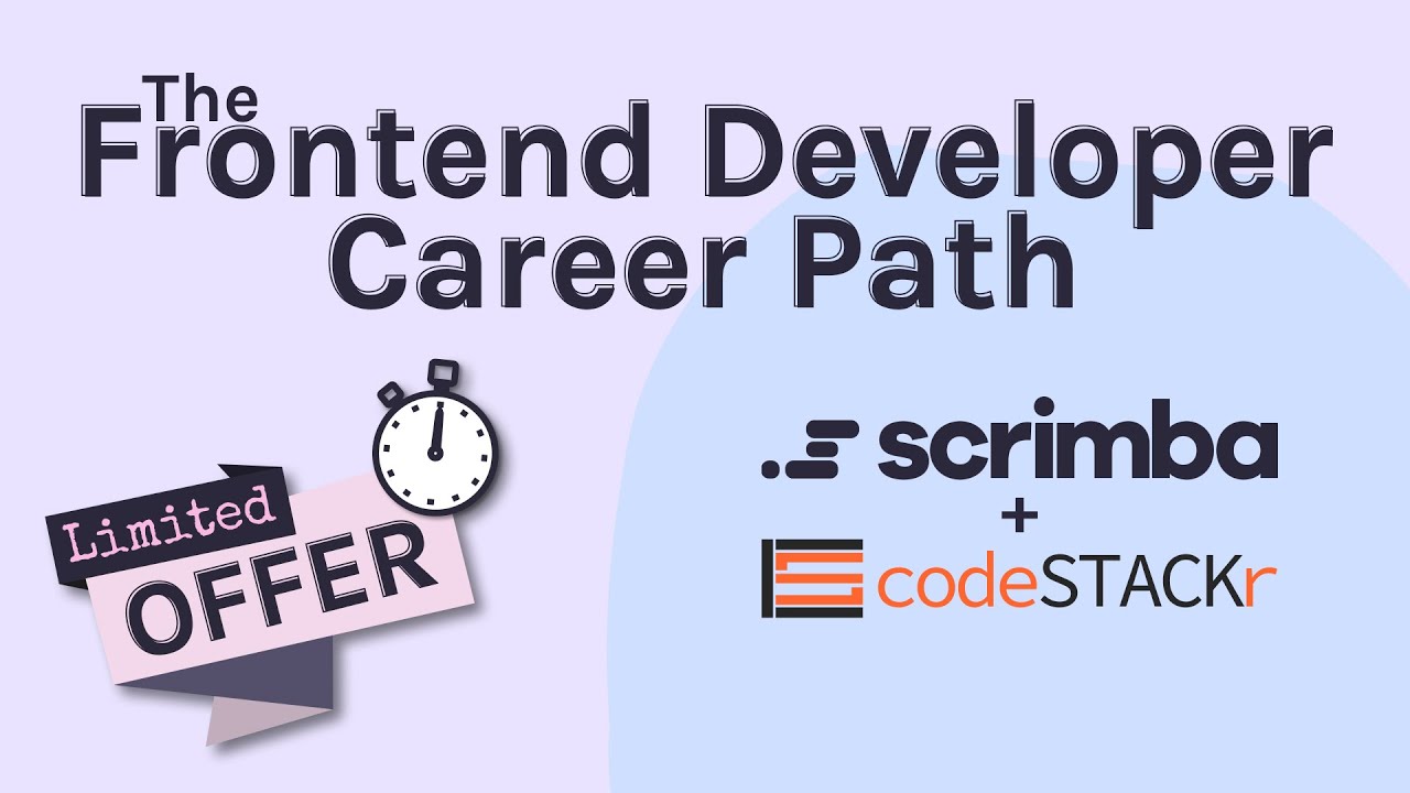 Limited Offer! The Frontend Developer Career Path (@Scrimba)