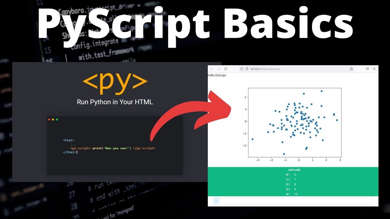 PyScript Basics - Natives Web Development mit Python