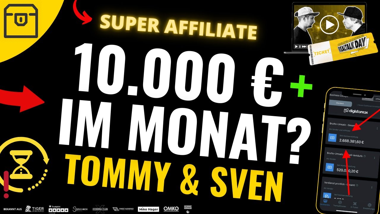 Wie du ein Super Affiliate wirst - Der einfache Weg - Online Marketing Realtalk Day