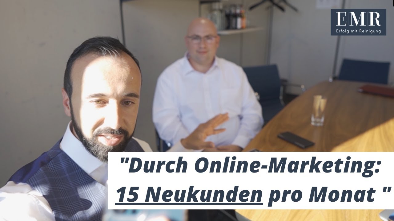 Nach Empfehlungsmarketing zu Online-Marketing: [Daniel Bossert von der Gebäudereinigung Blitzeblank]