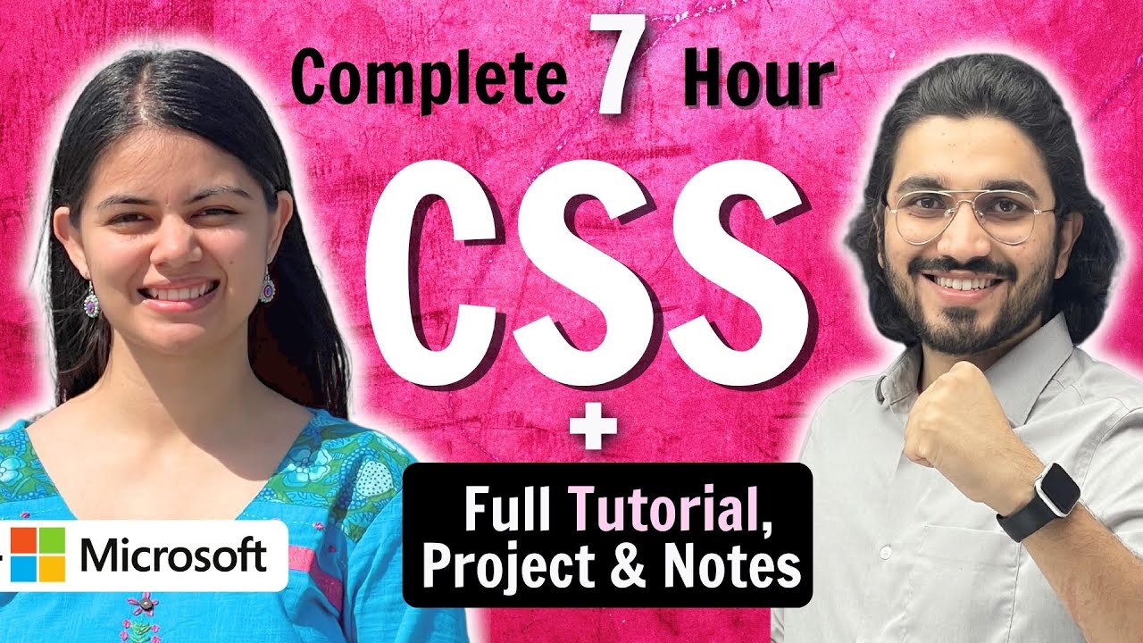 CSS Tutorial for Beginners | Complete CSS with Project, Notes & Code