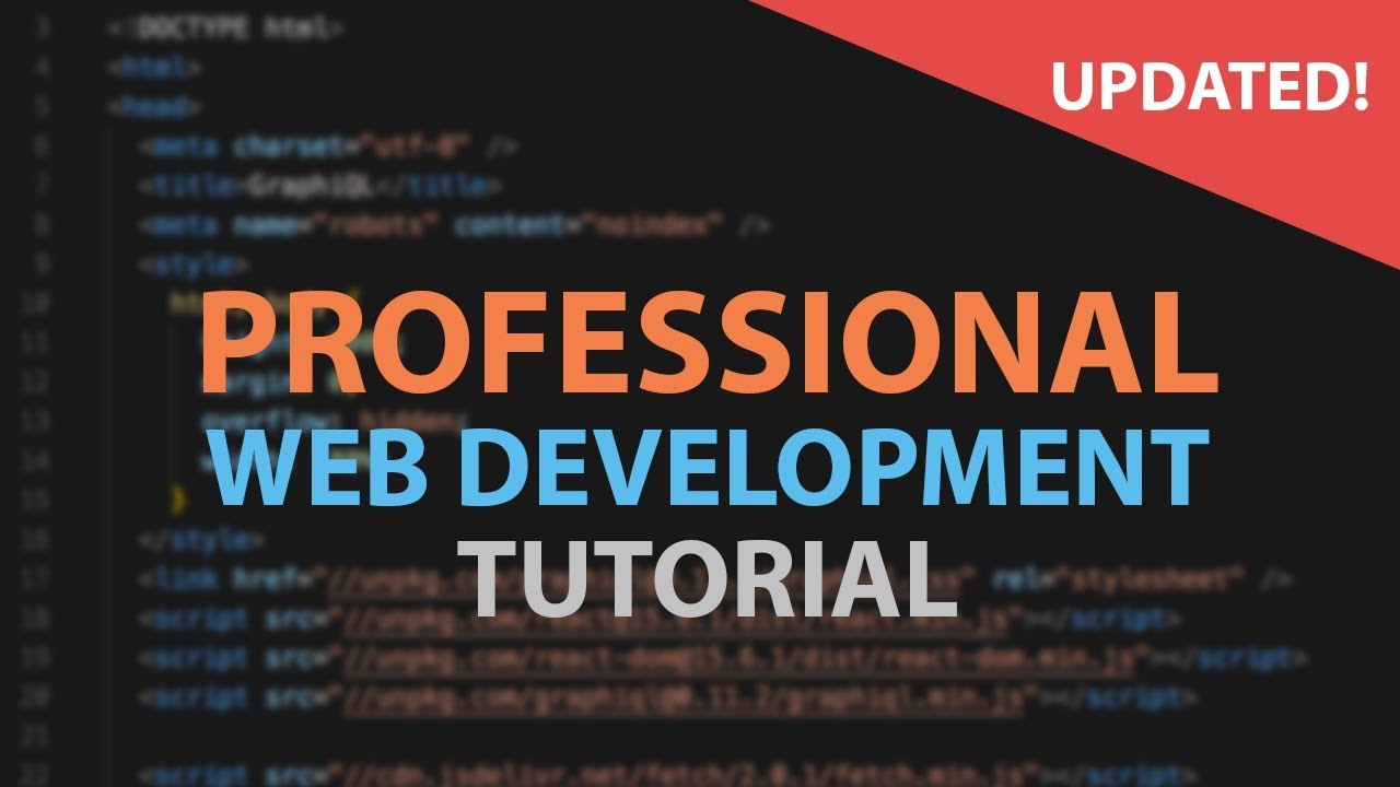Web Development Tutorial For Beginners - how to make a website