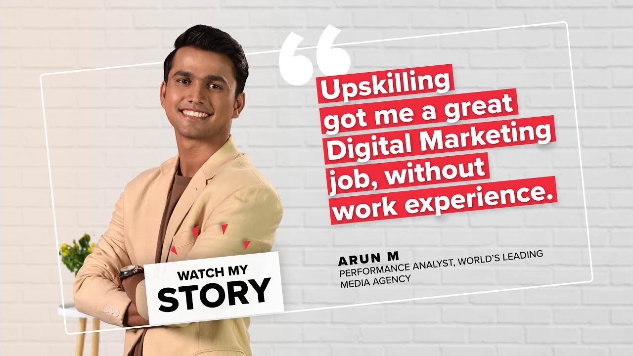 #upGradRealStories ft. Arun M | MICA Advanced Certificate in Digital Marketing and Communication