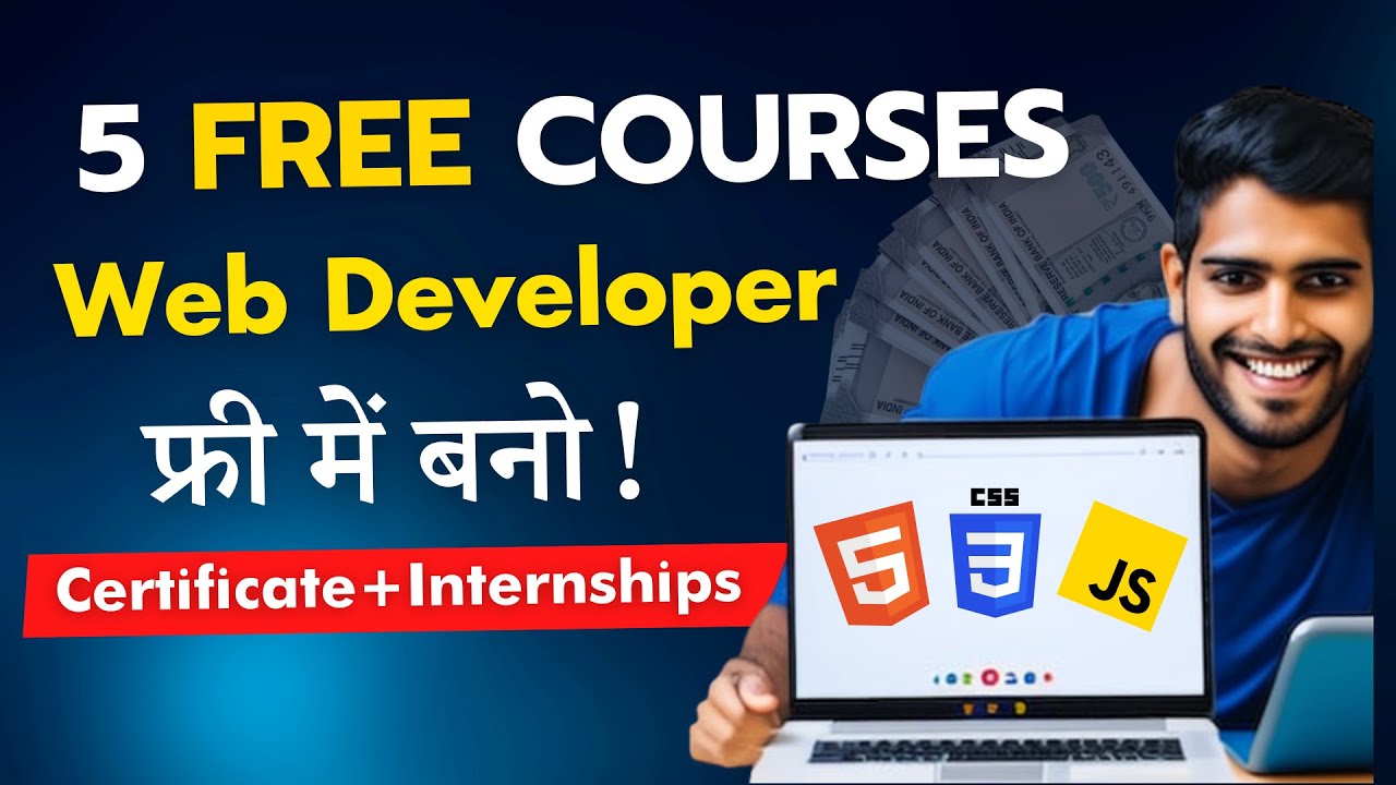 Web Developer कैसे बने? | 5 FREE Web Development Full Course | Earn ₹4 Lakh/Year