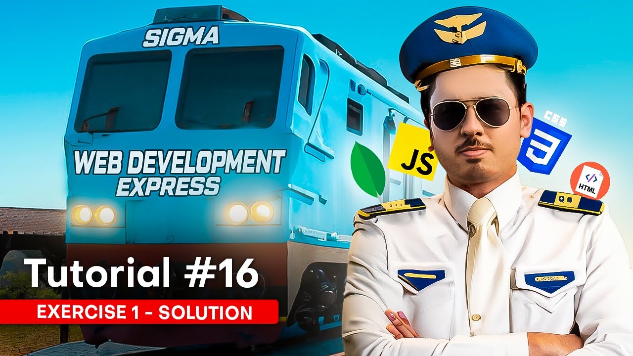 Exercise 1 - Solution & Shoutouts | Sigma Web Development Course - Tutorial #16